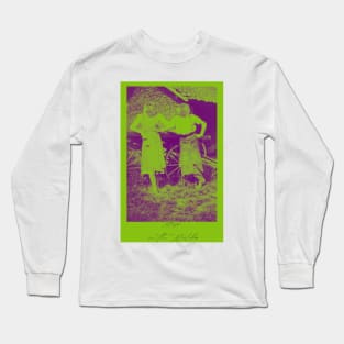 Wild Break (green & purple) Long Sleeve T-Shirt